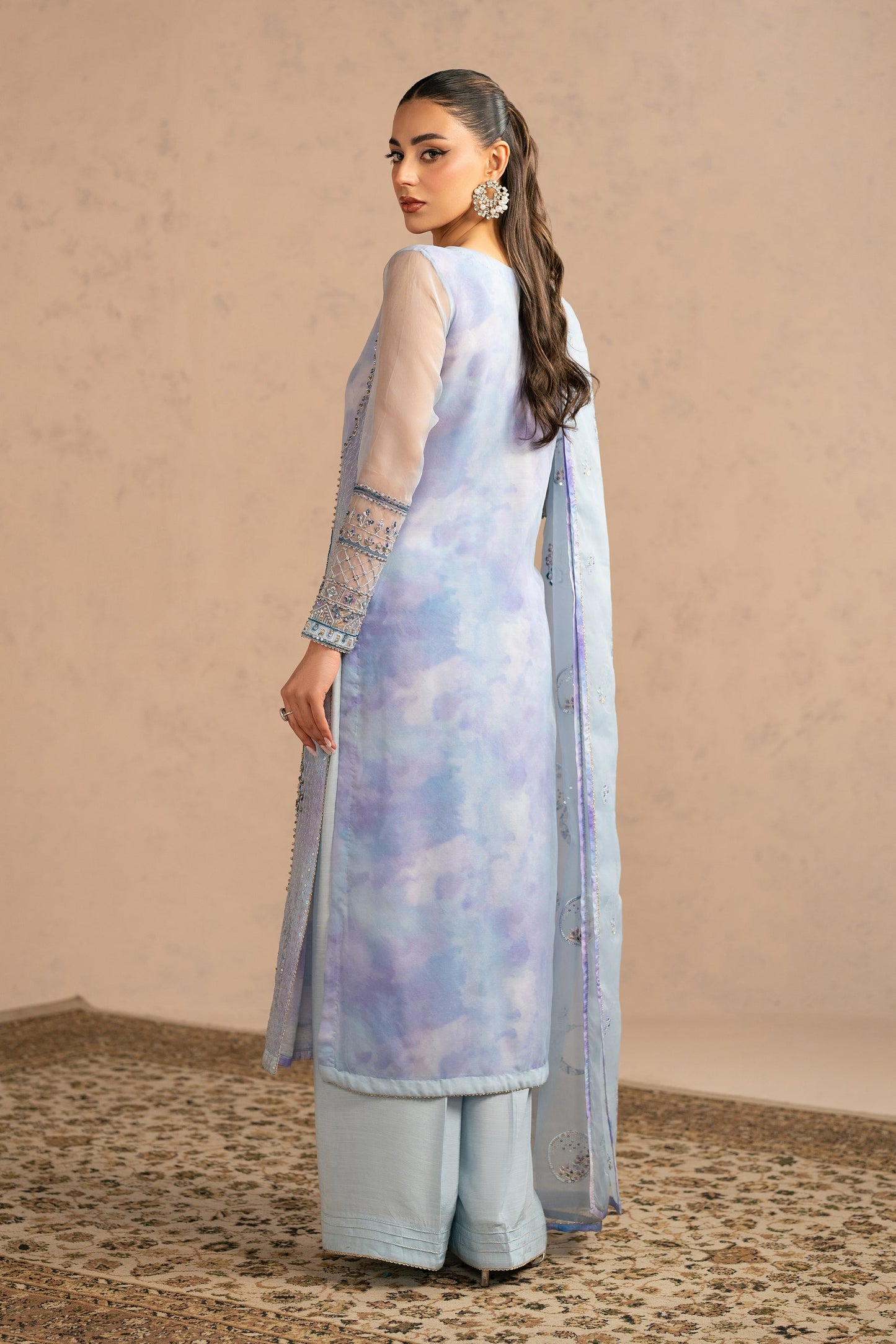 Naqshi | Festive Eid 26 | Rozal - Luxury Dress - available at Maria Faisal in UK and USA.