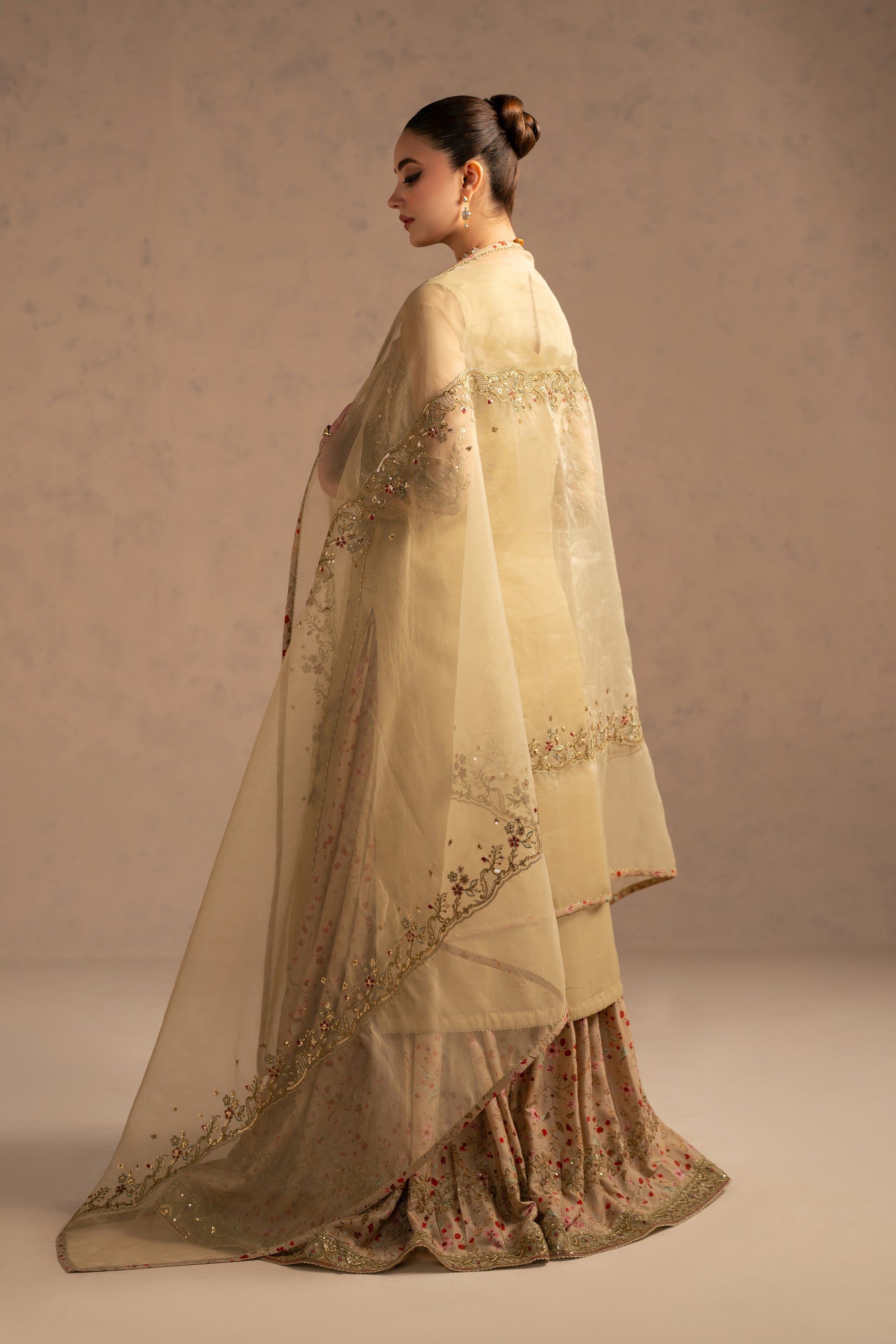 Naqshi | Festive Eid 26 | Lisa - Luxury Dress - available at Maria Faisal in UK and USA.