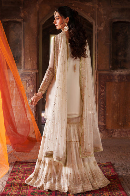 Naqshi | Kiraz Chiffon Collection | Umaima - Formal Dress - available at Maria Faisal in UK and USA.