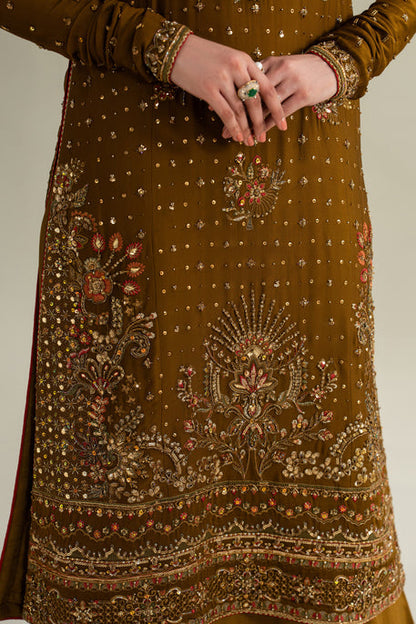 Naqshi | Mehrnaz Formals | Amema - Formal Dress - available at Maria Faisal in UK and USA.