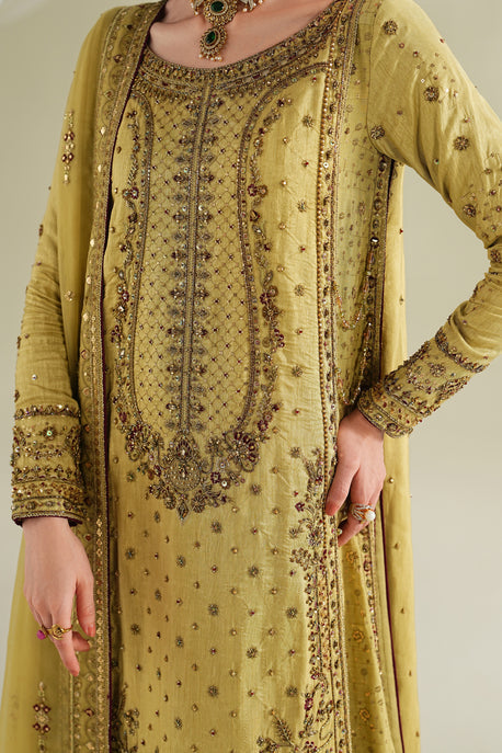 Naqshi | Mehrnaz Formals | Tasbeel - Formal Dress - available at Maria Faisal in UK and USA.