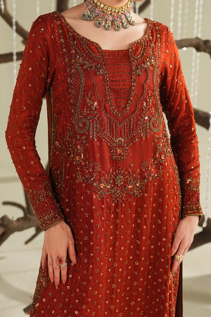 Naqshi | Mehrnaz Formals | Mivaan - Formal Dress - available at Maria Faisal in UK and USA.