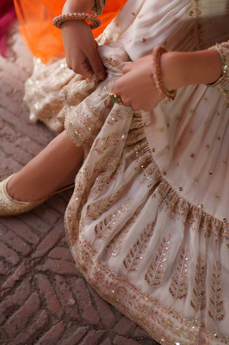 Naqshi | Kiraz Chiffon Collection | Umaima - Formal Dress - available at Maria Faisal in UK and USA.