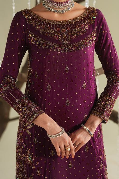 Naqshi | Mehrnaz Formals | Mayven - Formal Dress - available at Maria Faisal in UK and USA.