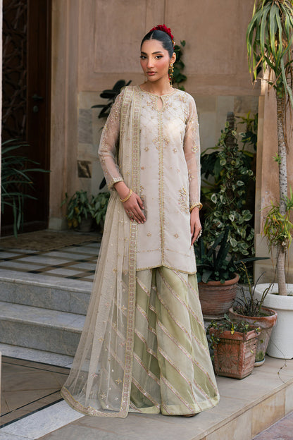 Naqshi | Tabeer Festive Dresses | Saaz - Formal Dress - available at Maria Faisal in UK and USA.