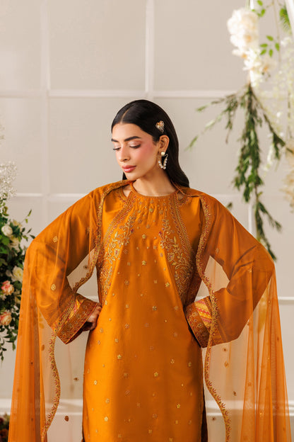 Naqshi | Festive Eid 26 | Mohib - Luxury Dress - available at Maria Faisal in UK and USA.