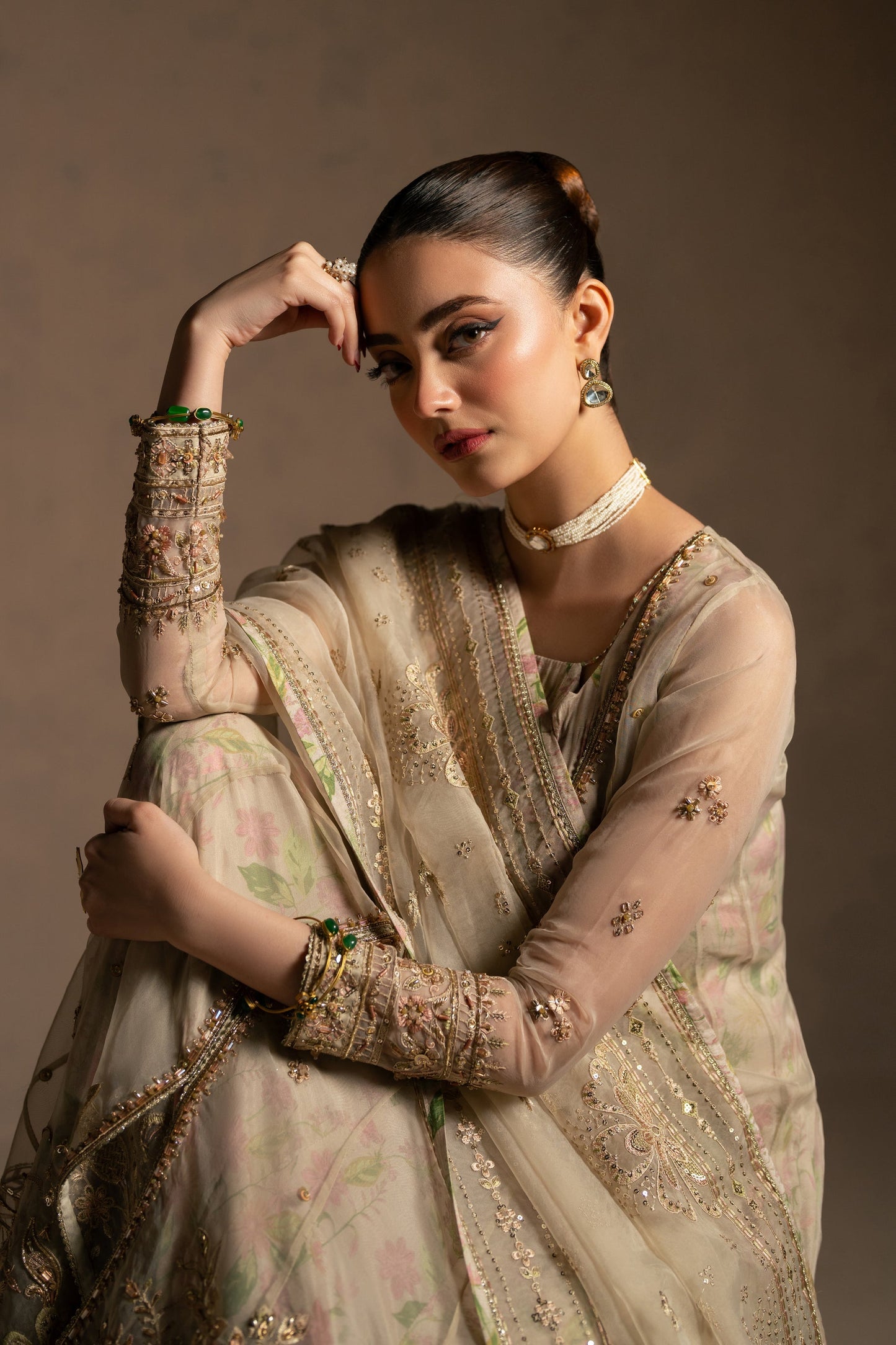 Naqshi | Festive Eid 26 | Sohan - Luxury Dress - available at Maria Faisal in UK and USA.