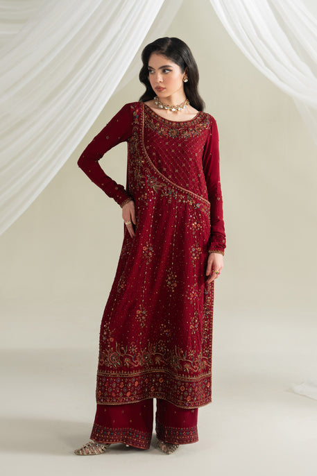 Naqshi | Mehrnaz Formals | Jaaishah - Formal Dress - available at Maria Faisal in UK and USA.