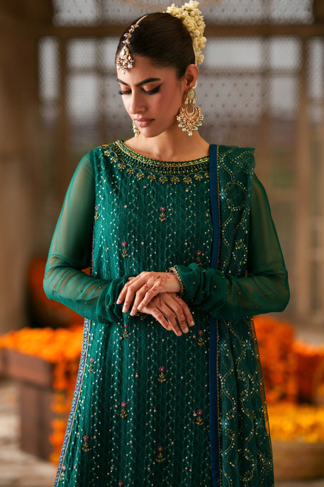 Naqshi | Zariah Crinkle Collection | Anfa - Formal Dress - available at Maria Faisal in UK and USA.