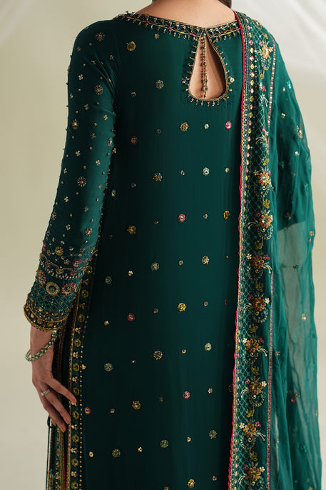 Naqshi | Mehrnaz Formals | Zayrah - Formal Dress - available at Maria Faisal in UK and USA.