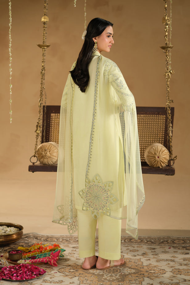 Naqshi | Festive Eid 26 | Nagma - Luxury Dress - available at Maria Faisal in UK and USA.