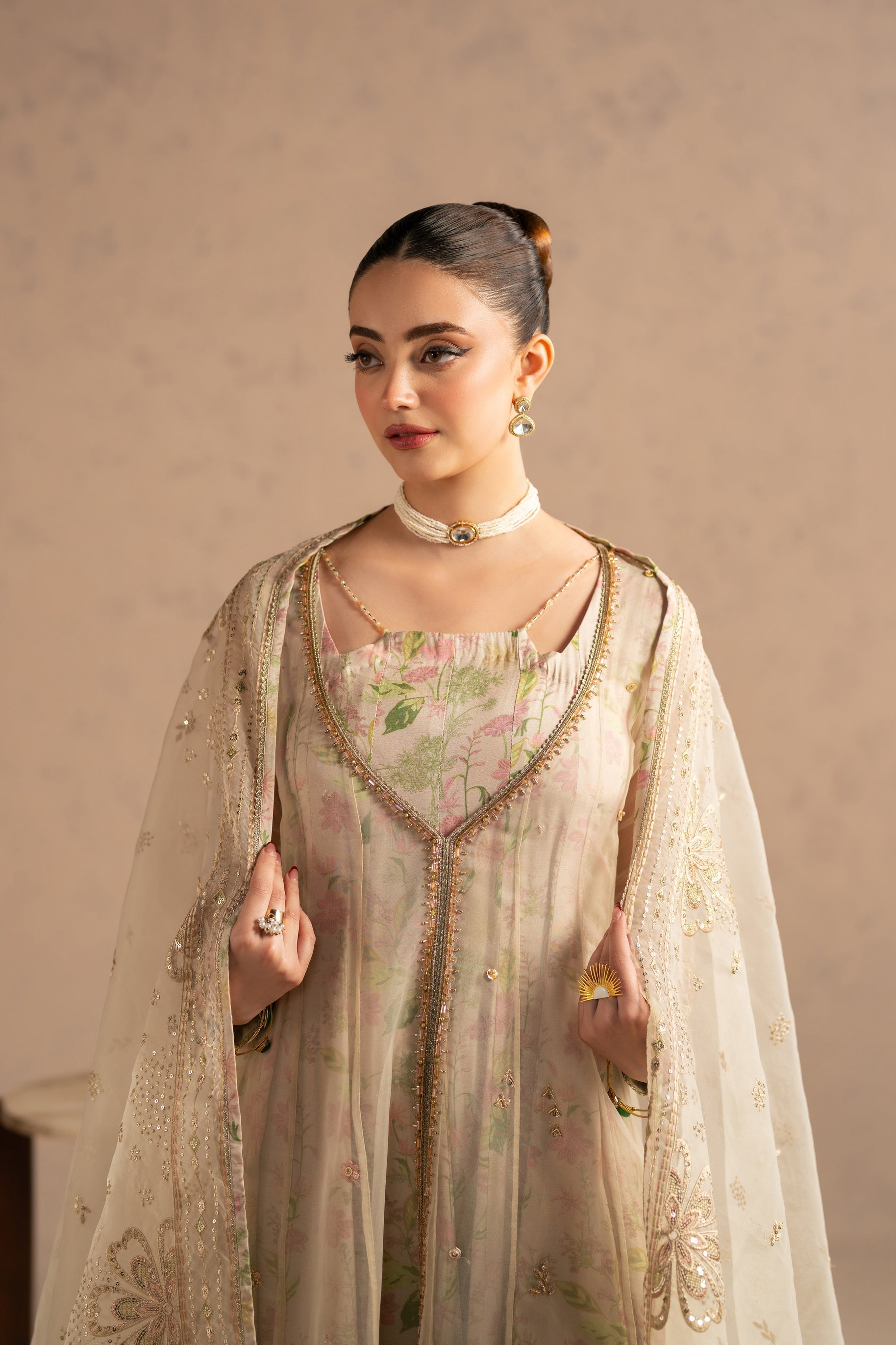 Naqshi | Festive Eid 26 | Sohan - Luxury Dress - available at Maria Faisal in UK and USA.