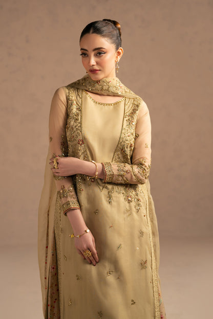 Naqshi | Festive Eid 26 | Lisa - Luxury Dress - available at Maria Faisal in UK and USA.