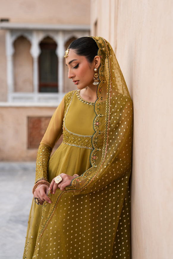 Naqshi | Tabeer Festive Dresses | Lehr - Formal Dress - available at Maria Faisal in UK and USA.