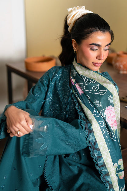 Nureh | Raha Lawn | NE-237 - Luxury Dress - available at Maria Faisal in UK and USA.