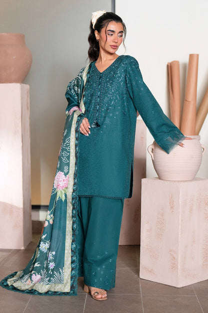 Nureh | Raha Lawn | NE-237 - Luxury Dress - available at Maria Faisal in UK and USA.