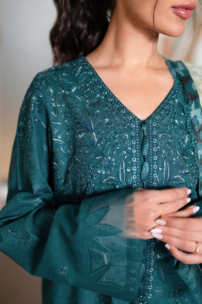 Nureh | Raha Lawn | NE-237 - Luxury Dress - available at Maria Faisal in UK and USA.