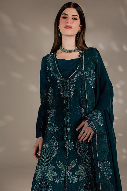 Nureh | The Silk 26 | S-33 - Luxury Dress - available at Maria Faisal in UK and USA.