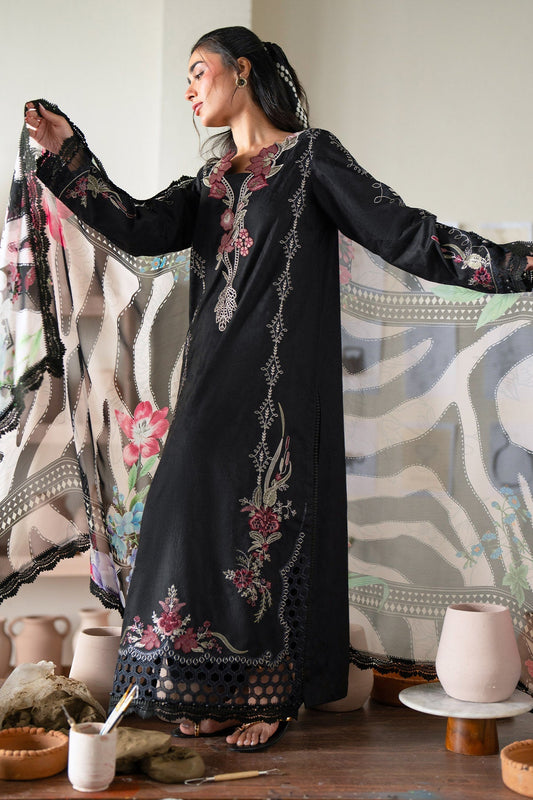 Nureh | Raha Lawn | NE-239 - Luxury Dress - available at Maria Faisal in UK and USA.