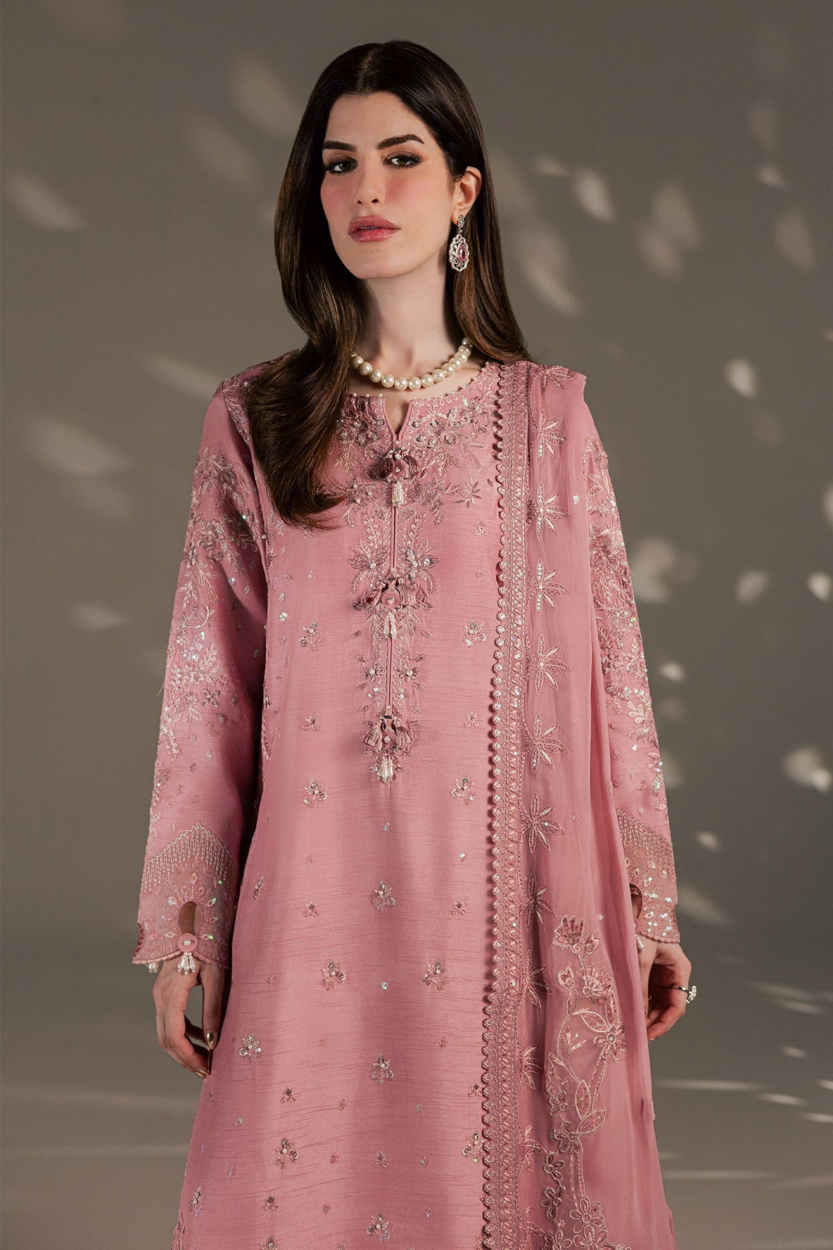 Nureh | The Silk 26 | S-35 - Luxury Dress - available at Maria Faisal in UK and USA.