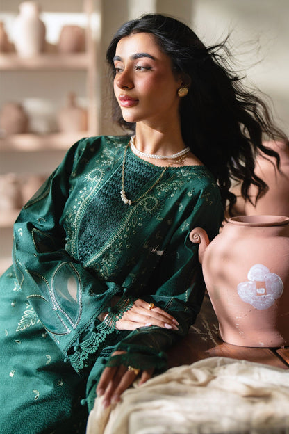 Nureh | Raha Lawn | NE-234 - Luxury Dress - available at Maria Faisal in UK and USA.
