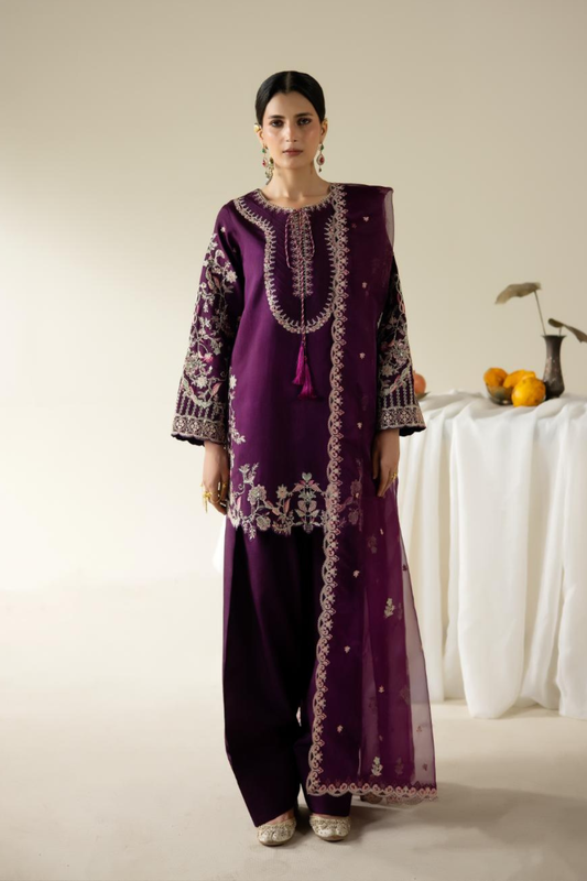Enzo | Lune Des Fleurs | ARELA - Formal Dress - available at Maria Faisal in UK and USA.
