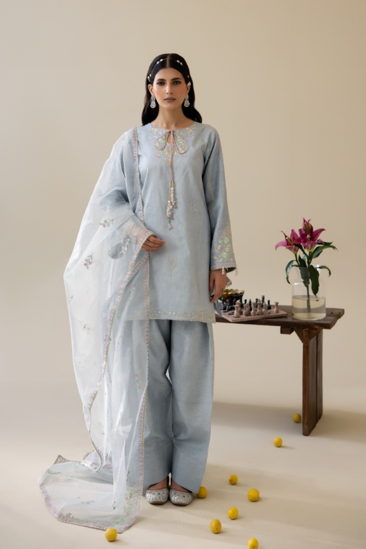 Enzo | Lune Des Fleurs | ESME - Formal Dress - available at Maria Faisal in UK and USA.