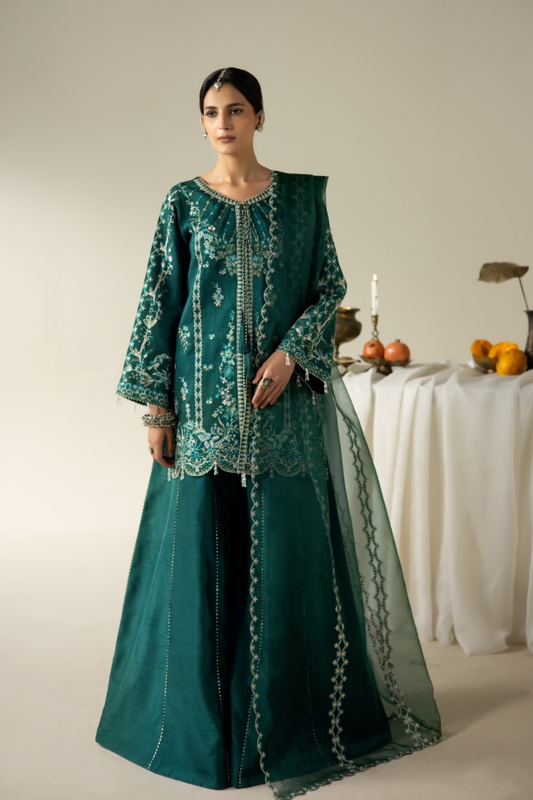 Enzo | Lune Des Fleurs | MIRELLE - Formal Dress - available at Maria Faisal in UK and USA.