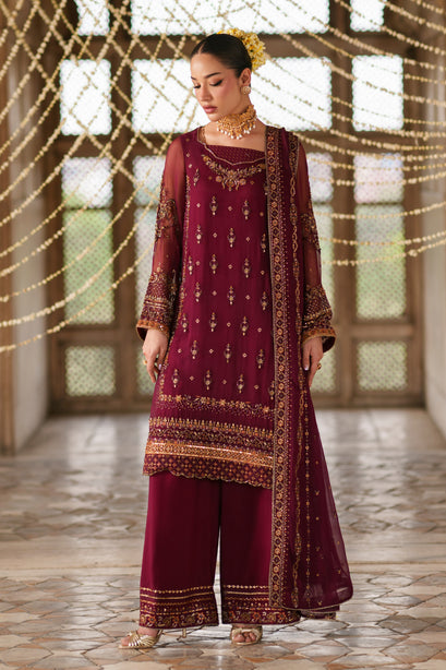 Naqshi | Zariah Crinkle Collection | Ehaad - Formal Dress - available at Maria Faisal in UK and USA.