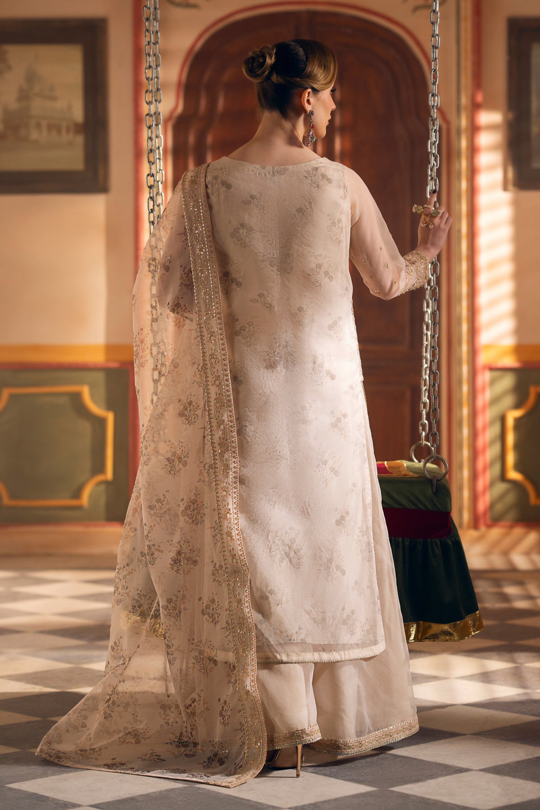 Naqshi | Festive Eid 26 | Shifa - Luxury Dress - available at Maria Faisal in UK and USA.