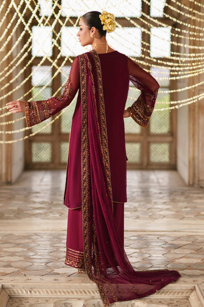 Naqshi | Zariah Crinkle Collection | Ehaad - Formal Dress - available at Maria Faisal in UK and USA.