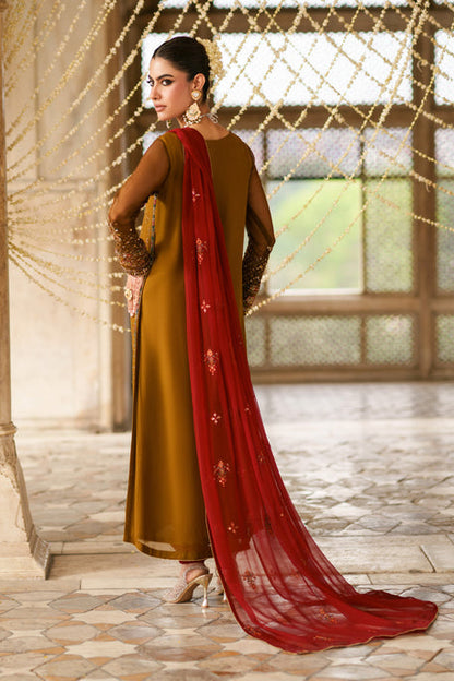 Naqshi | Zariah Crinkle Collection | Huzaim - Formal Dress - available at Maria Faisal in UK and USA.