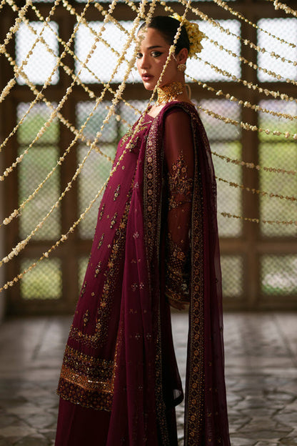 Naqshi | Zariah Crinkle Collection | Ehaad - Formal Dress - available at Maria Faisal in UK and USA.