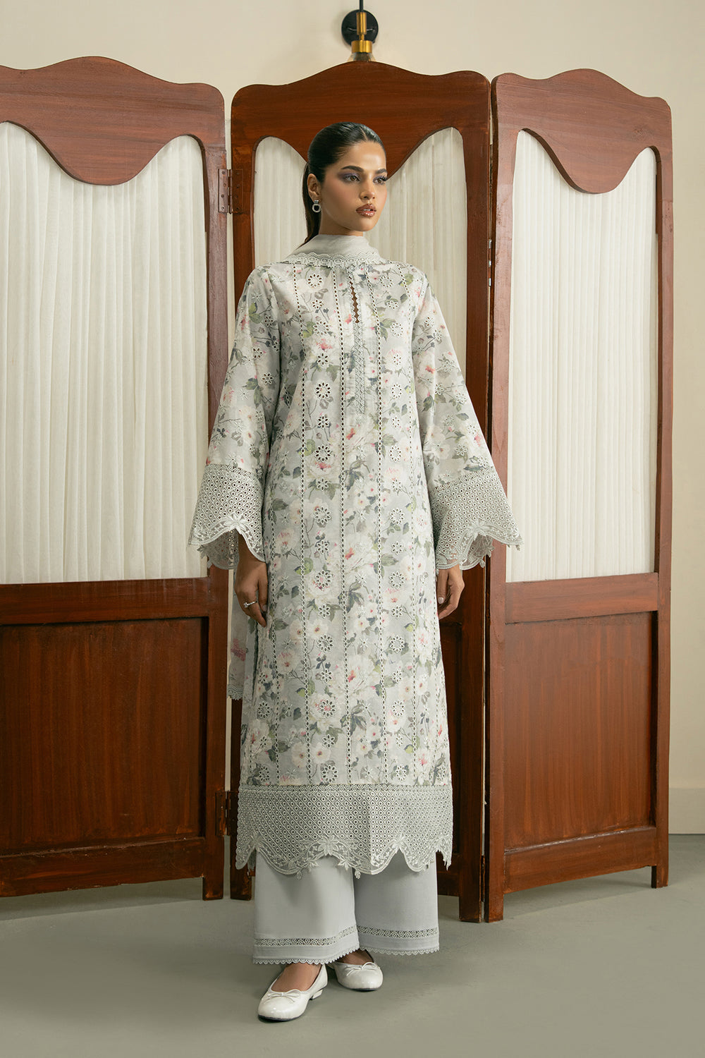 Ayzel | Zephyr Core Collection | Duha - Casual Dress - available at Maria Faisal in UK and USA.