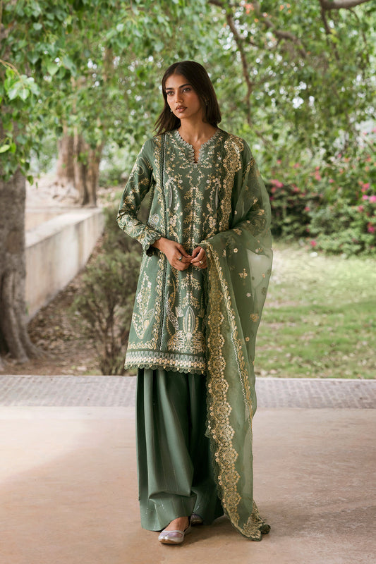 Afrozeh | Mulaqat Lawn 26 | Waadha - Luxury Dress - available at Maria Faisal in UK and USA.