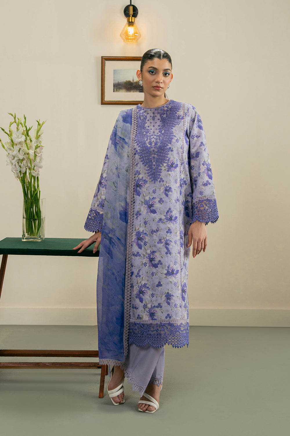 Ayzel | Zephyr Core Collection | Luma - Casual Dress - available at Maria Faisal in UK and USA.
