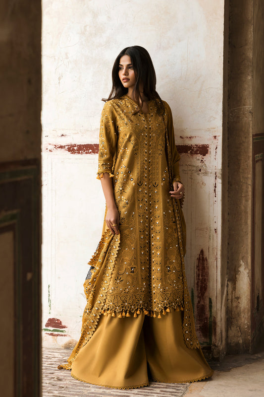 Afrozeh | Mulaqat Lawn 26 | Wafa - Luxury Dress - available at Maria Faisal in UK and USA.