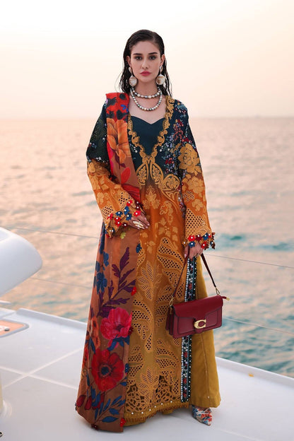 Afrozeh | Lawn 25 | Halcy by Maria Faisal - Registered Vendor of : Afrozeh - type : Ladies Clothes - 100% original wedding dresses