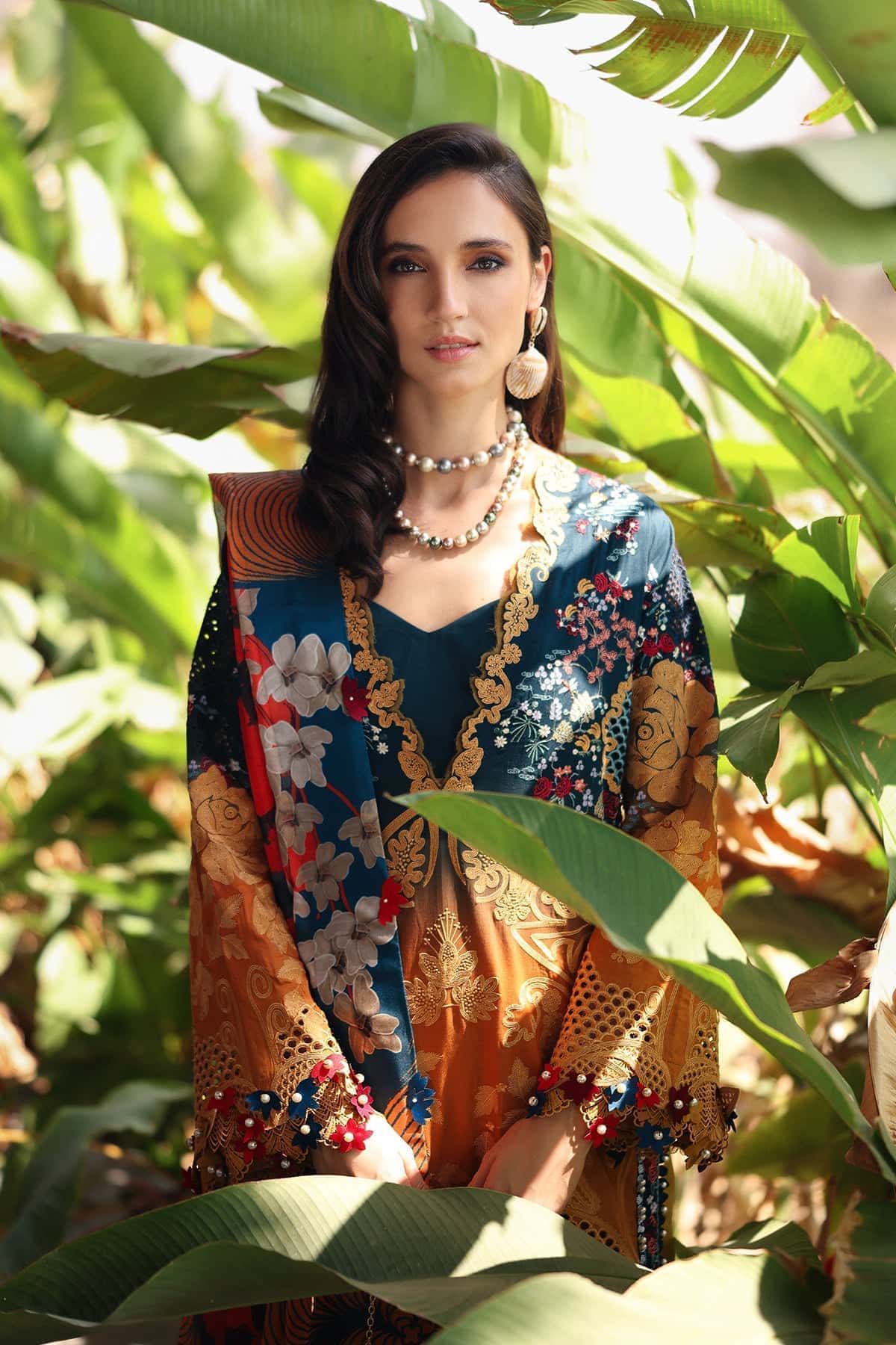 Afrozeh | Lawn 25 | Halcy by Maria Faisal - Registered Vendor of : Afrozeh - type : Ladies Clothes - 100% original wedding dresses
