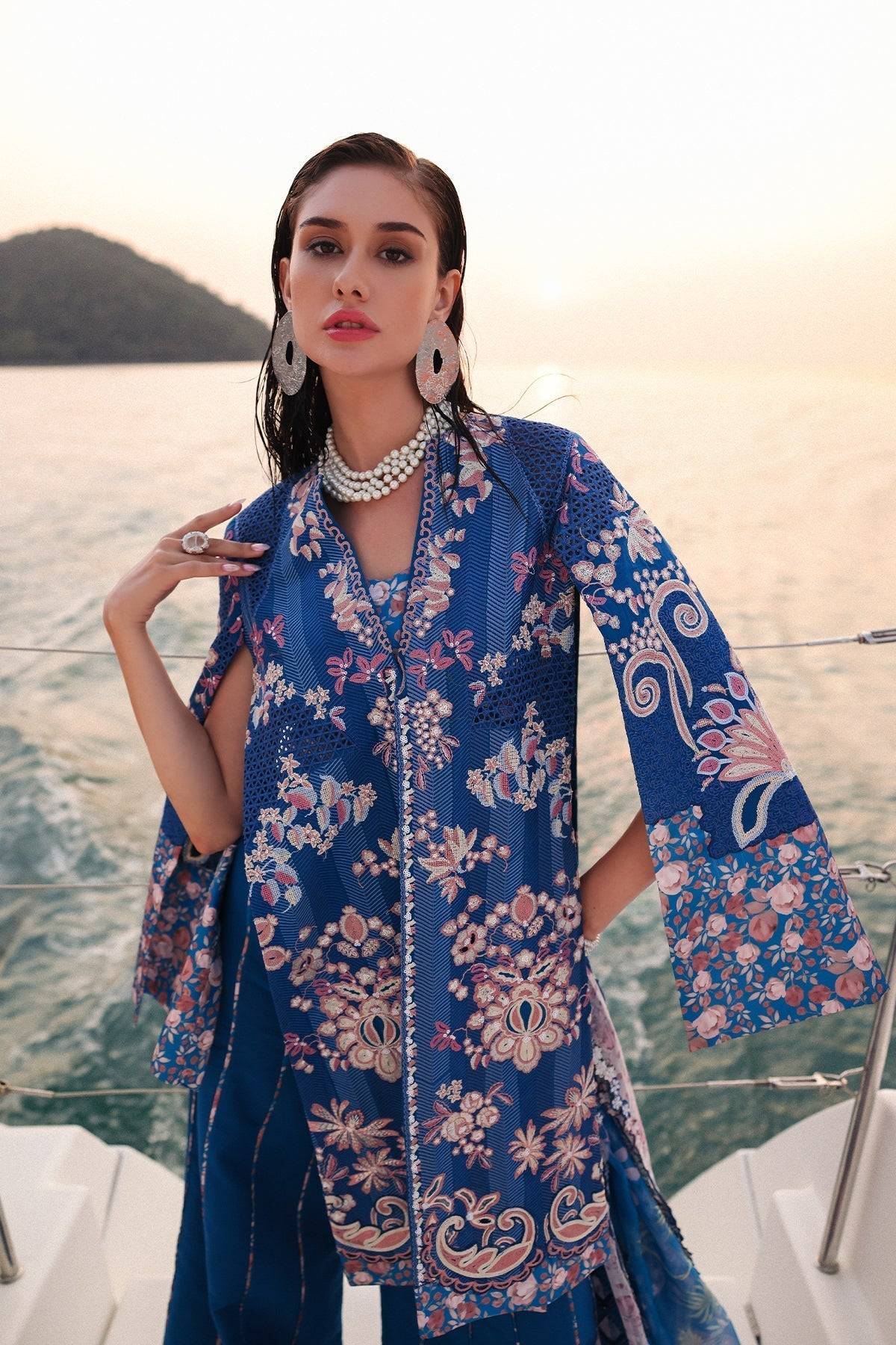 Afrozeh | Lawn 25 | Eclipse by Maria Faisal - Registered Vendor of : Afrozeh - type : Ladies Clothes - 100% original wedding dresses