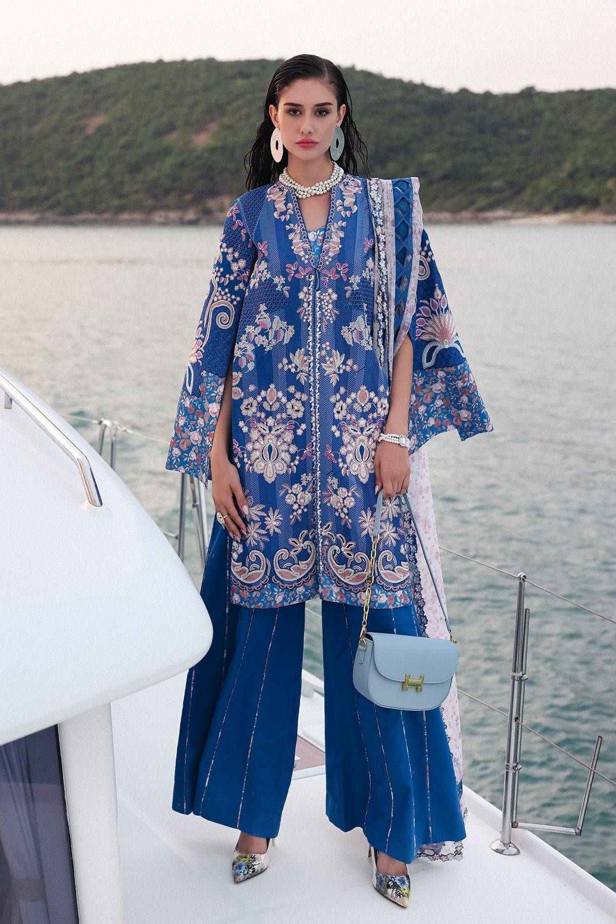 Afrozeh | Lawn 25 | Eclipse by Maria Faisal - Registered Vendor of : Afrozeh - type : Ladies Clothes - 100% original wedding dresses