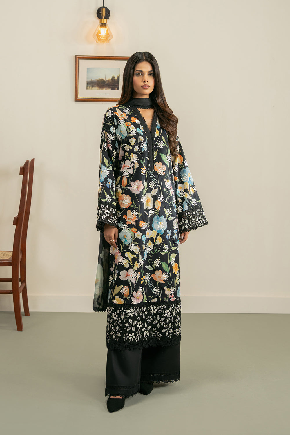 Ayzel | Zephyr Core Collection | Elah - Casual Dress - available at Maria Faisal in UK and USA.