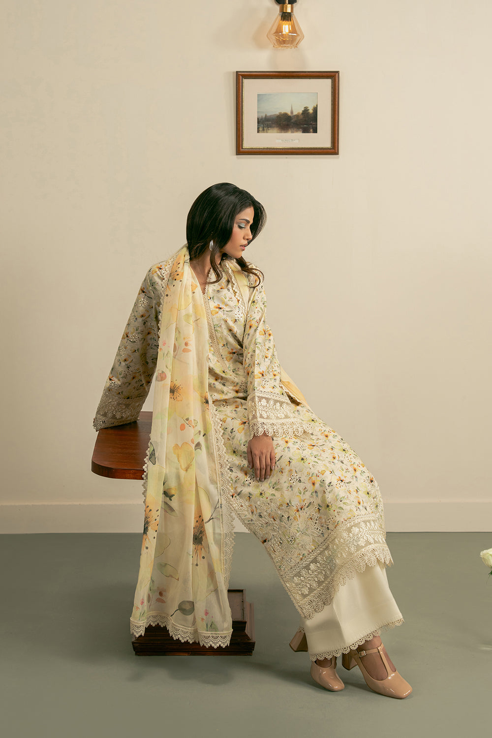 Ayzel | Zephyr Core Collection | Solea - Casual Dress - available at Maria Faisal in UK and USA.