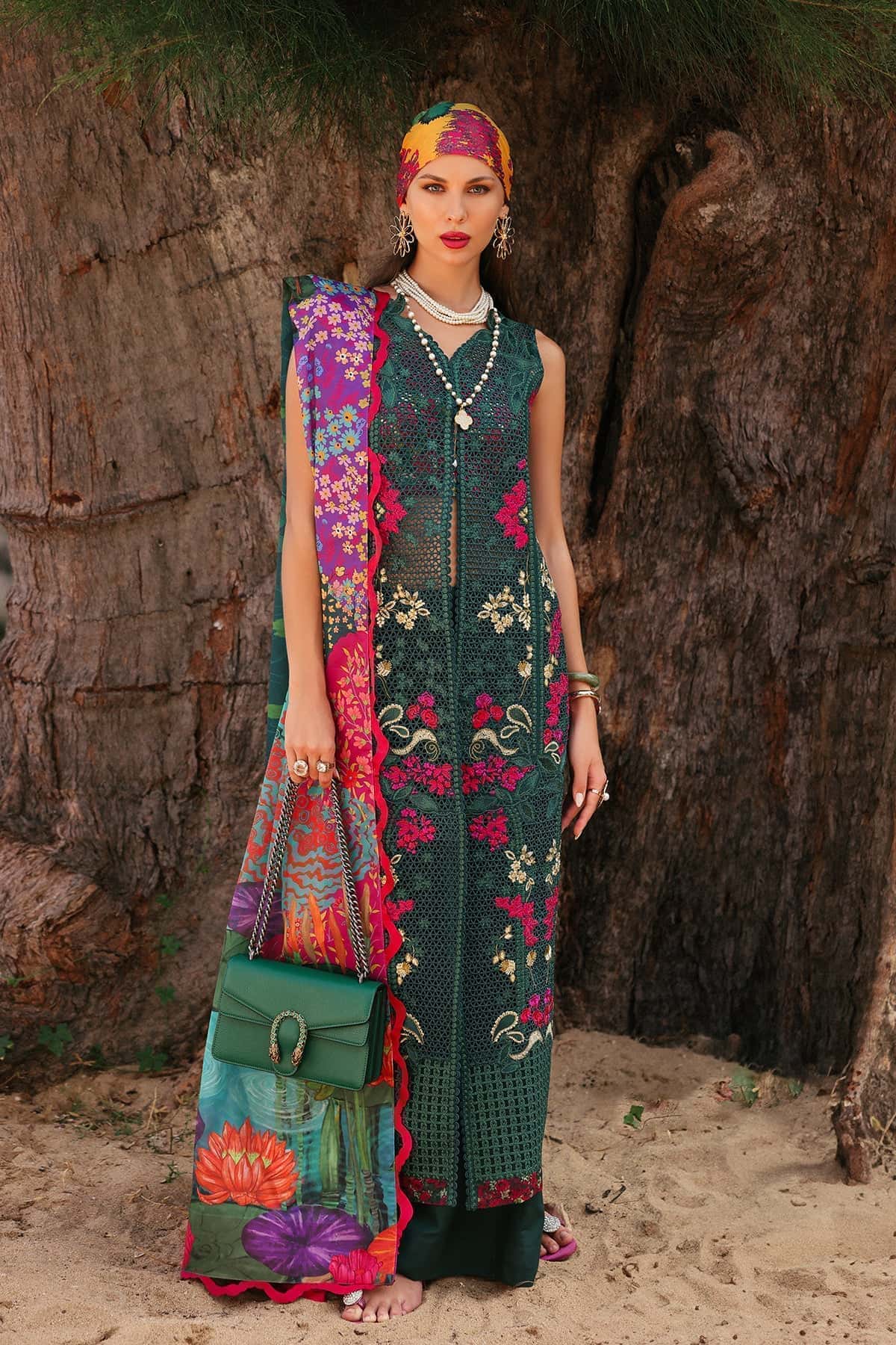 Afrozeh | Lawn 25 | Vermora by Maria Faisal - Registered Vendor of : Afrozeh - type : Ladies Clothes - 100% original wedding dresses