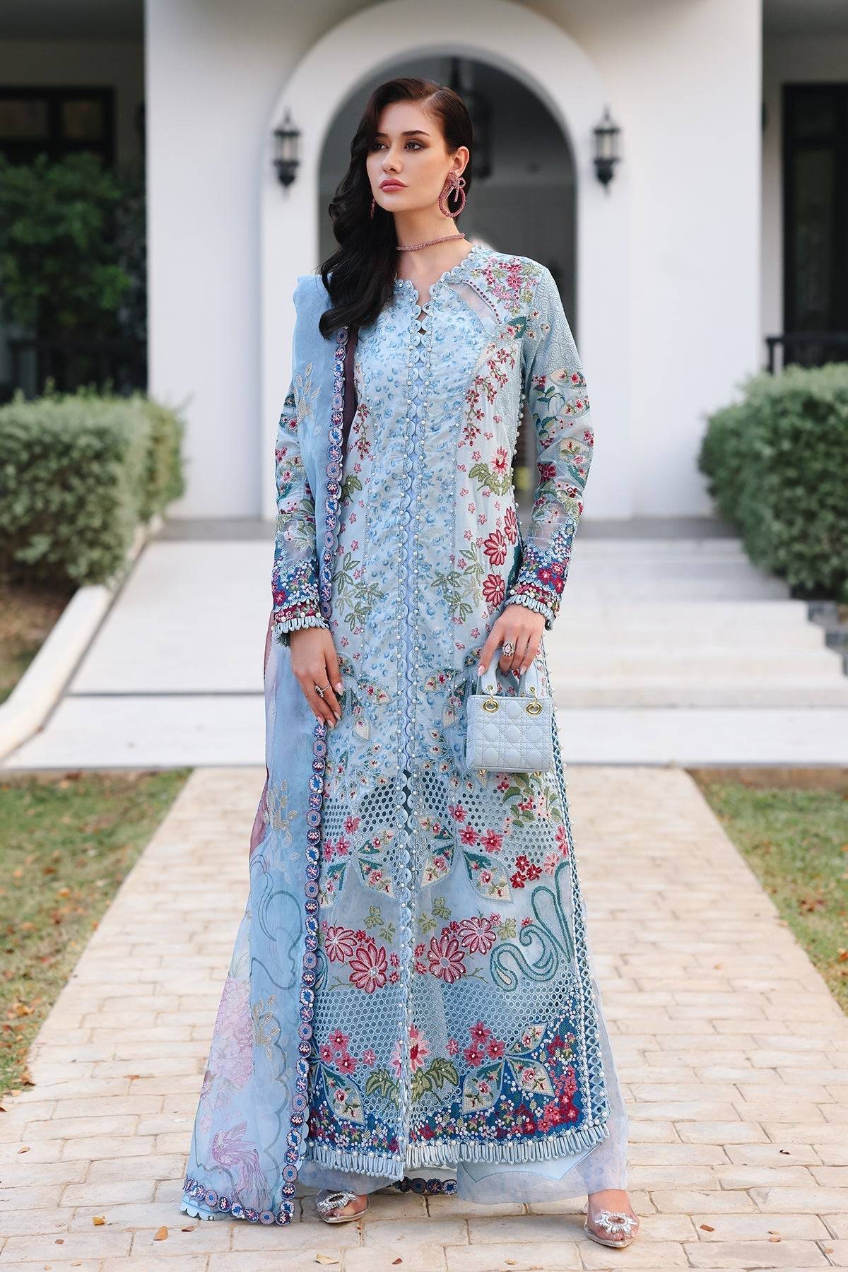 Afrozeh | Lawn 25 | Presta by Maria Faisal - Registered Vendor of : Afrozeh - type : Ladies Clothes - 100% original wedding dresses