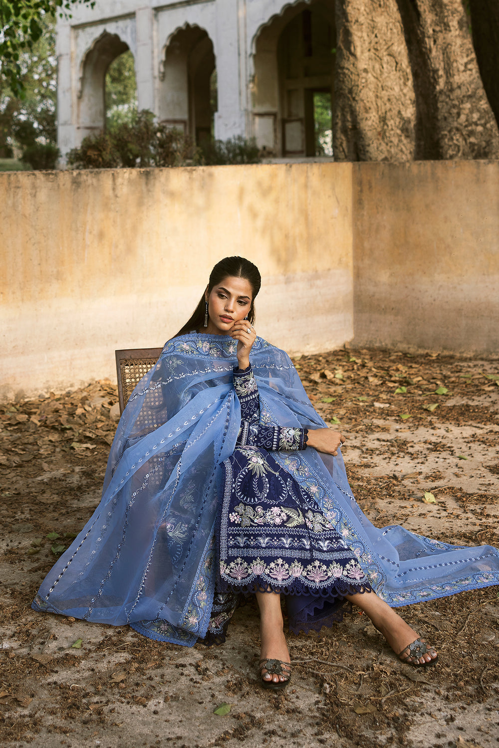 Afrozeh | Mulaqat Lawn 26 | Shiddat - Luxury Dress - available at Maria Faisal in UK and USA.