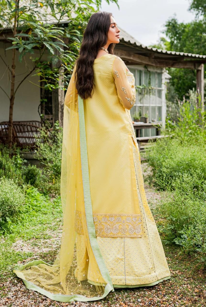 Maryum N Maria | Sorina Luxury Chiffon 23 | Lemon Zest (MW23-508)