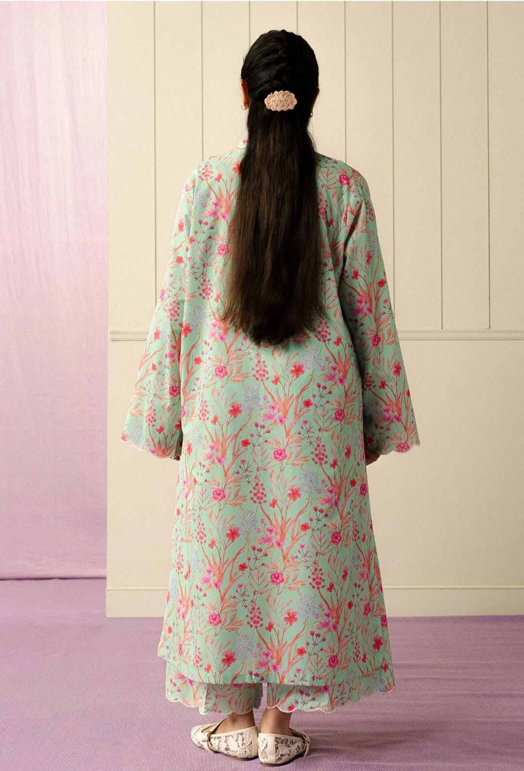 Zara Shahjahan | Love Coco and Friends | Lace Loop - Casual Dress - available at Maria Faisal in UK and USA.