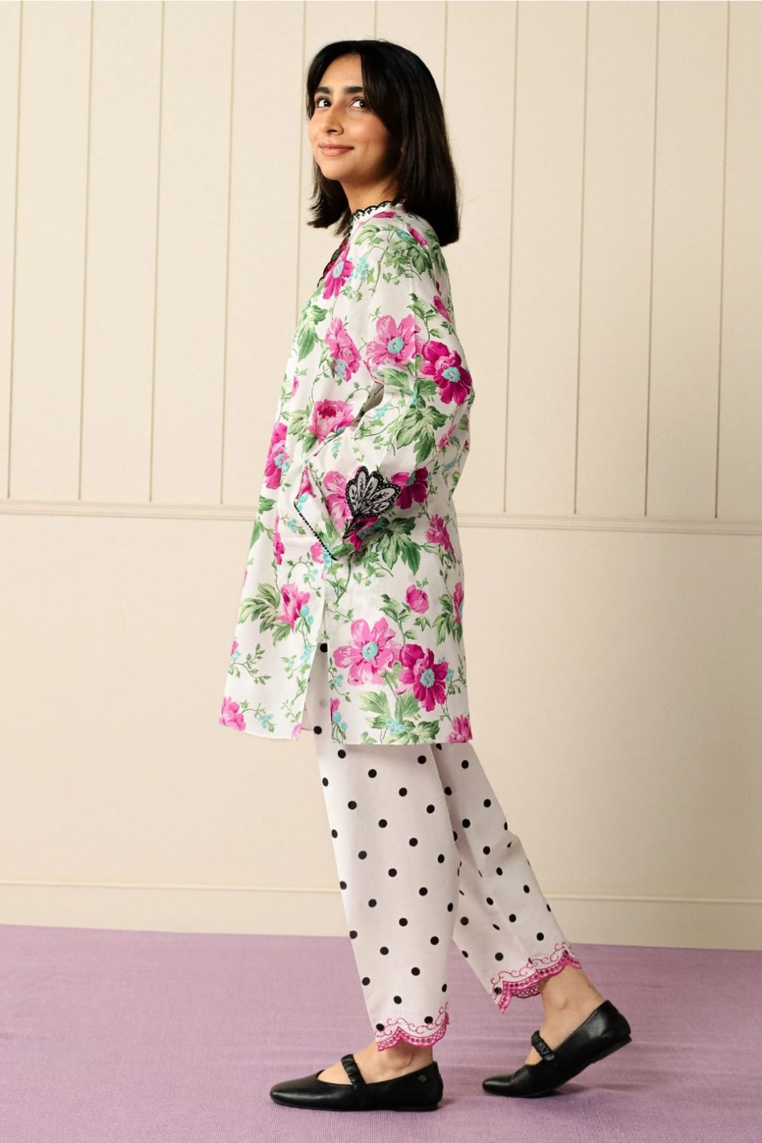 Zara Shahjahan | Love Coco and Friends | Soft Girl Era - Casual Dress - available at Maria Faisal in UK and USA.