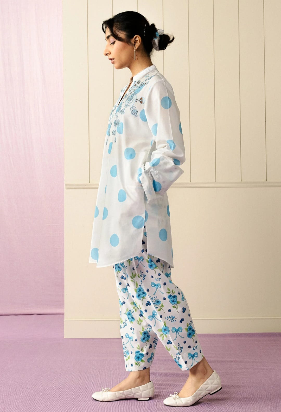 Zara Shahjahan | Love Coco and Friends | Bloom Beat - Casual Dress - available at Maria Faisal in UK and USA.